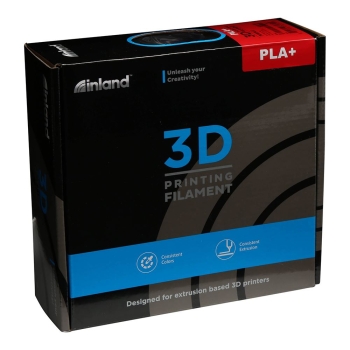 Inland 1.75mm Black PLA 3D Printer Filament Purple
