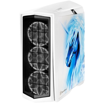 SilverStone SST-PM01W-FX Primera Series Computer Case (White with RGB LED, Graphics Side Panel, Tempered Glass Window)