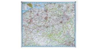 Legamaster Maps PROFESSIONAL Map Belgium (R) 101 x 121 cm