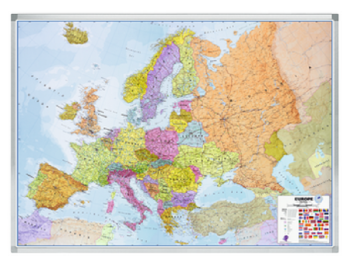 Legamaster PROFESSIONAL Map Europe 100 x 137 cm