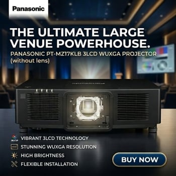 Panasonic PT-MZ17KLB 16500 Lumens WUXGA Laser LCD Projector