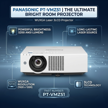 Panasonic PT-VMZ51 5200-Lumens WUXGA Laser 3LCD Projector