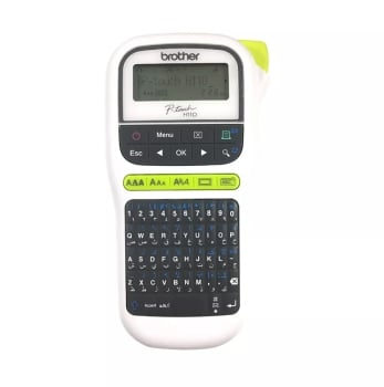 Brother PT‑H110 Handheld Label Printer – Portable TZe Tape Labeller