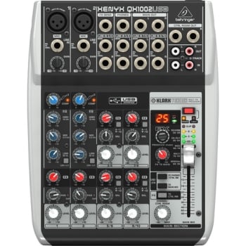 Behringer XENYX QX1002USB 10-Channel USB Mixer