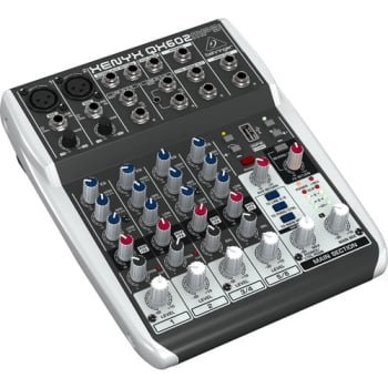 Behringer QX602MP3 6-Input 2-Bus Analog Mixer