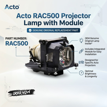 Acto RAC500 Projector Lamp with Module