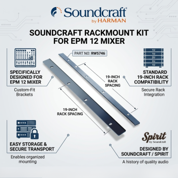 Soundcraft Rackmount Kit for EPM 12 Mixer