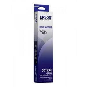 Epson Black Fabric Original Dot Matrix Ribbon Cartridge 7753