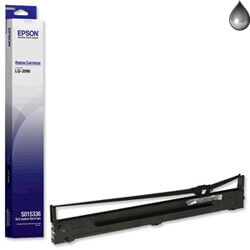 Epson Black Fabric Original Dot Matrix Ribbon Cartridge S015336