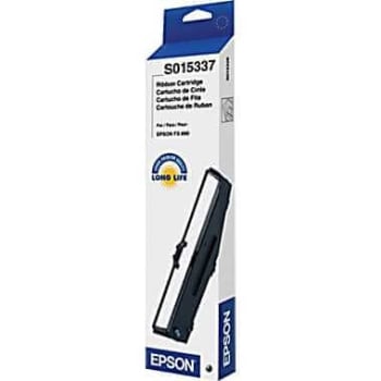Epson Black Fabric Original Dot Matrix Ribbon Cartridge S015337