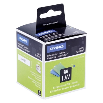 Dymo S0722460 Suspension File Labels 50mm x 12mm