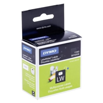 Dymo S0722530 Multi-Purpose Labels 13mm x 25mm