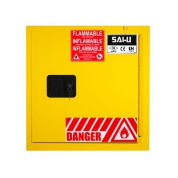 SAI-U SC2010Y 54-Gallon Single Door Flammable Safety Cabinet (Selfclosing Door)