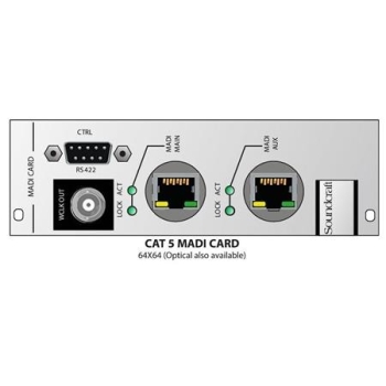 Soundcraft Compact Stage Box CSB Cat 5 MADI HD Card