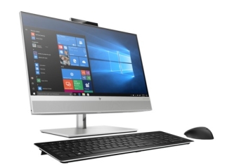 HP EliteOne 800 G6 Non-Touch All In One PC (Intel Core i5, 8GB, 256 GB SSD, 24 Inches Screen 5MP Pop Up Camera)