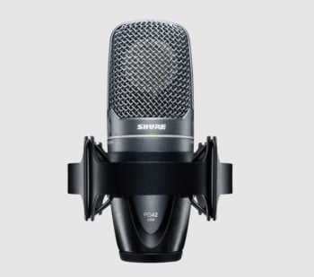 Shure PG42-USB Cardioid Condenser Vocal Microphone with USB Connection