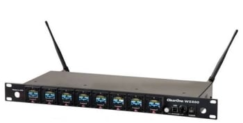 ClearOne 910-6000-408-C-D  4 Channel Wireless Receiver With Dante