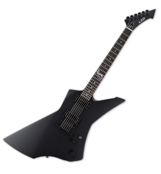 ESP LTD Snakebyte James Hetfield Signature Guitar, Black Satin Finish Including Hard Case