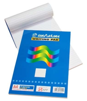 Sinar Writing Pad A4 Side Spiral 70SHT - Set of 10
