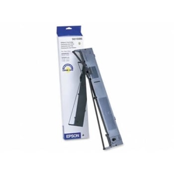 Epson Black Fabric Original Dot Matrix Ribbon Cartridge S015086 