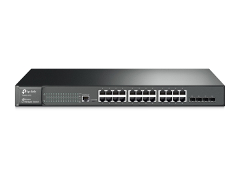 TP-Link T2600G-28TS (TL-SG3424) JetStream 24-Port Gigabit L2 Managed Switch with 4 SFP Slots