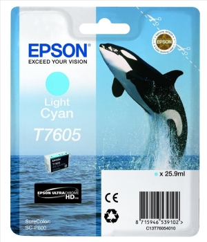 Epson T7605 Light Cyan Ink Cartridge