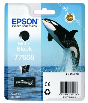 Epson T7608 Matte Black Ink Cartridge