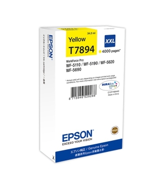Epson T7894 XXL Yellow Ink Cartridge