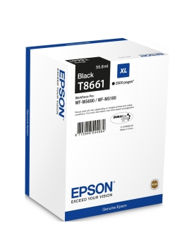 Epson T8661 Black Ink Cartridge- 2.5k pages