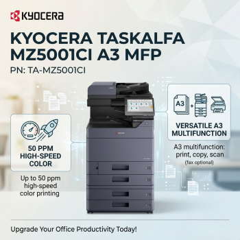 Kyocera TASKalfa MZ5001ci A3 MFP High-Speed 50 PPM Color Multifunction Printer