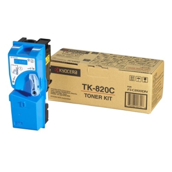 Kyocera Mita TK820 Color Toner Cartridge 