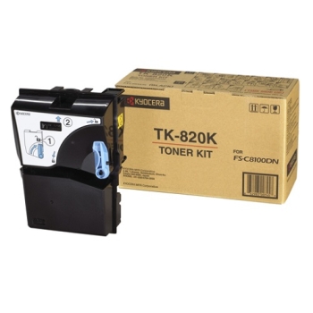 Kyocera Mita TK820K Black Toner Cartridge 