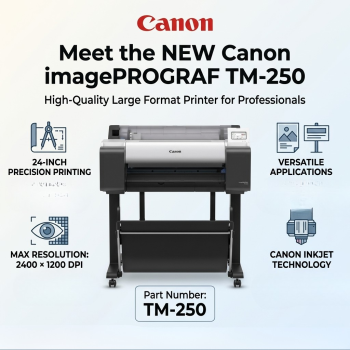 Canon TM-250 Printer High-Quality Large Format Printer for Professionals