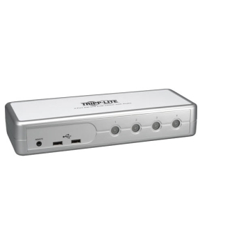Tripp Lite 4-Port DVI/USB KVM Switch w/Audio and Cables