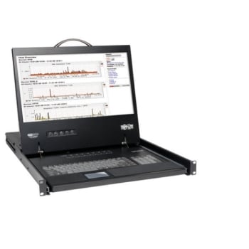 Tripp Lite NetController 8-Port 1U Rack-Mount Console KVM Switch with 19-in. LCD