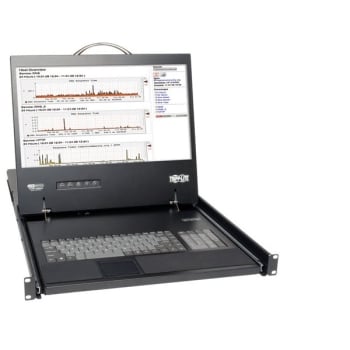 Tripp Lite NetCommander 16-Port Cat5 1U Rack-Mount Console KVM Switch with 19-in. LCD