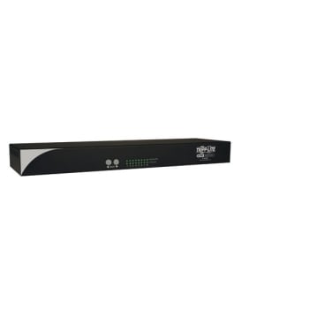 Tripp Lite NetCommander 8-Port Cat5 KVM Switch 1U Rack-Mount with PS2 to USB Input Adapter