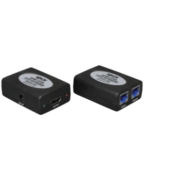 Tripp Lite HDMI over Dual Cat5/6 Extender Kit, In-Line Transmitter/Receiver, Video and Audio, TAA, 24hz, 150ft.