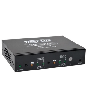 Tripp Lite 2x2 HDMI over Cat5/6 Matrix Splitter Switch, Box-Style Transmitter, 60 Hz, 175-ft., TAA 