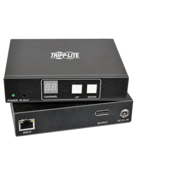 Tripp Lite DisplayPort over IP Transmitter/Receiver/Extender Kit, RS-232 Serial, IR Control, 60 Hz, 328 ft, TAA