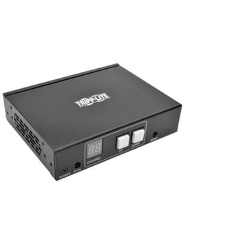 Tripp Lite 2-Port HDMI over IP Extender Receiver over Cat5/Cat6, RS-232 Serial and IR Control, 60hz, 328ft, TAA