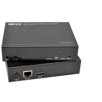 Tripp Lite HDBaseT Class B HDMI over Cat5e/6/6a Extender Kit w/Power, IR Control, 1080p at 60Hz, 230 ft, TAA