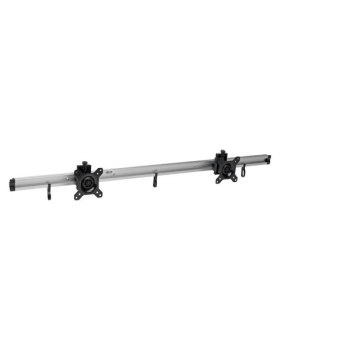 Tripp Lite Dual Flat-Panel Rail Wall Mount for 10” to 24” TVs and Monitors