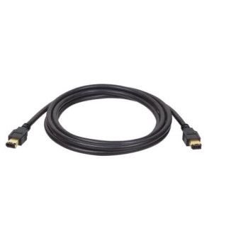 Tripp Lite FireWire IEEE 1394 Cable, 6pin/6pin, M/M, 6-ft.