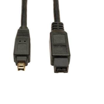 Tripp Lite FireWire 800 IEEE 1394b Hi-speed Cable, 9pin/4pin, M/M, 6-ft.