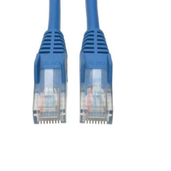 Tripp Lite Cat5e 350MHz Snagless Molded Patch Cable, RJ45, M/M, 40-ft, Blue