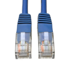 Tripp Lite Cat5e 350MHz Molded UTP Patch Cable, RJ45, M/M, 75-ft, Blue