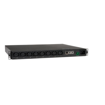 Tripp Lite 3.2-3.8kW Single-Phase Switched PDU, 200-240V Outlet, 1U Rack-Mount, TAA