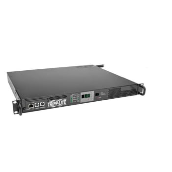 Tripp Lite 3.3/3.8kW Single-Phase 208/240V ATS/Monitored PDU, 1U Rack-Mount