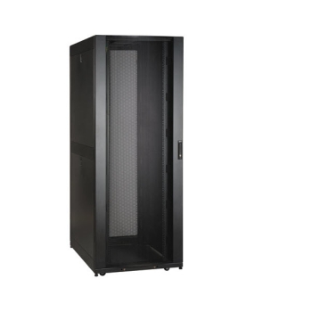 Tripp Lite SmartRack 42U Wide Standard-Depth Rack Enclosure Cabinet with Pre-Installed SRCABLEVRT3, Doors and Side Panels